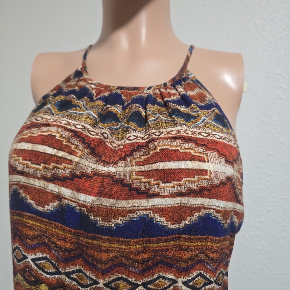 Karen Kane Multicolor Halter Maxi Dress - Picture 4 of 8